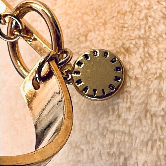 BCBG Gold Inspiration Rhinestone Cuff Bracelet Costume Jewelry Buy 3/$18 - Picture 5 of 6